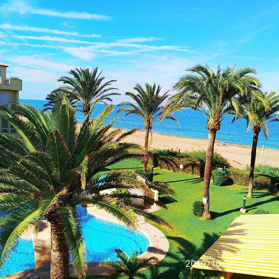 Estupendo Apartamento En Primera Linea De Playa Y Con Vistas Al Mar دينايا المظهر الخارجي الصورة