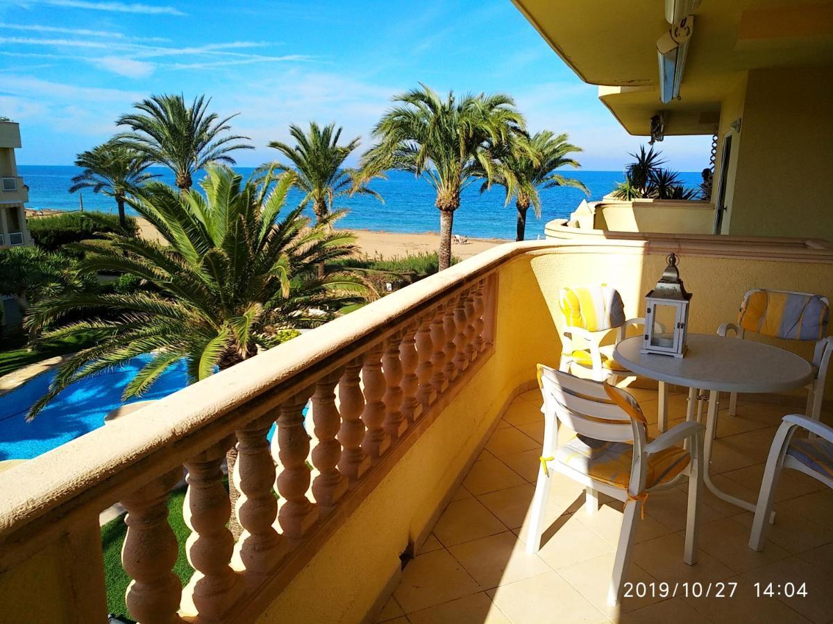 Estupendo Apartamento En Primera Linea De Playa Y Con Vistas Al Mar دينايا المظهر الخارجي الصورة